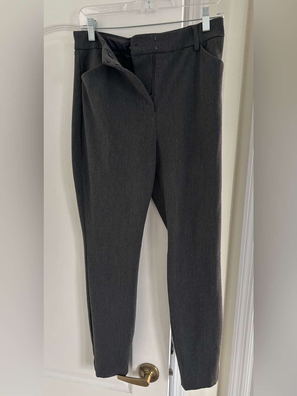 Women’s Express Charcoal Gray Dress Pants - Classic Tailored Fit